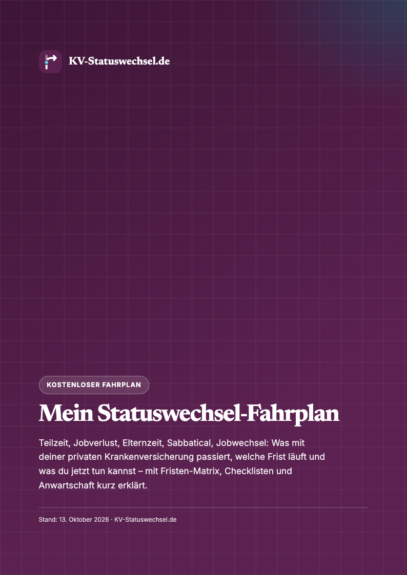 Cover des Statuswechsel-Fahrplans